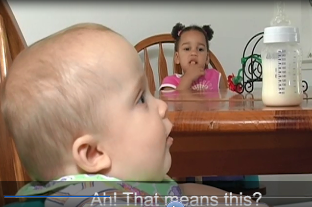 infant at mealtimre