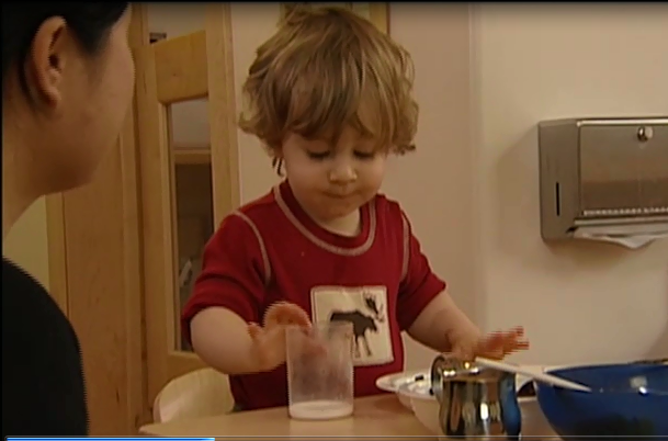 toddler at mealtime