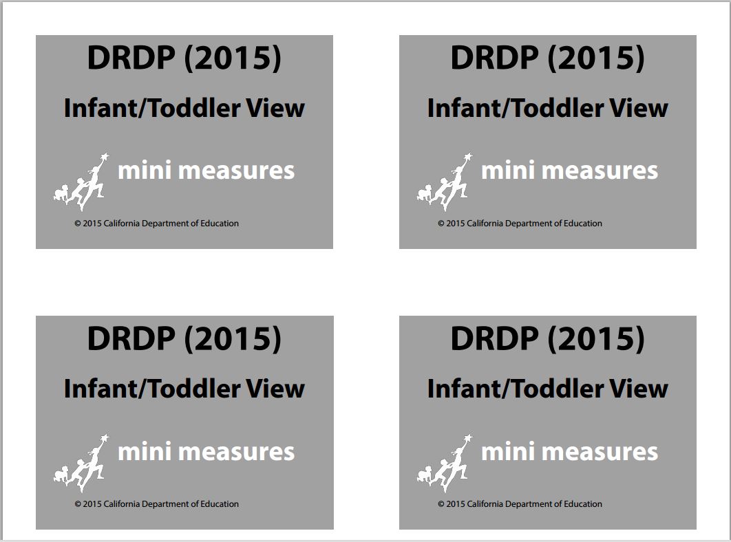Mini Measures Infant/Toddler