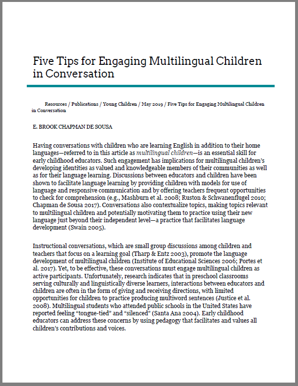 Five Tips for Engaging Multilingual Children in Conversation _ NAEYC